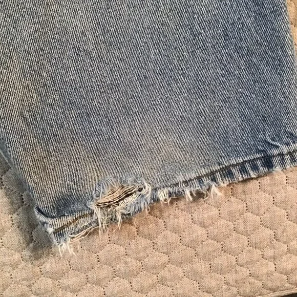 y2k Carhartt Distressed Jeans Men's 38x29 Relaxed Fit - B160 DST - Picture 5 of 7